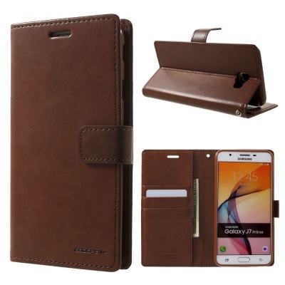 Samsung Galaxy A5(2016) Bluemoon Wallet Case Brown